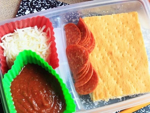 Homemade Pizza Lunchables For Easy Kids Lunches and School Snacks