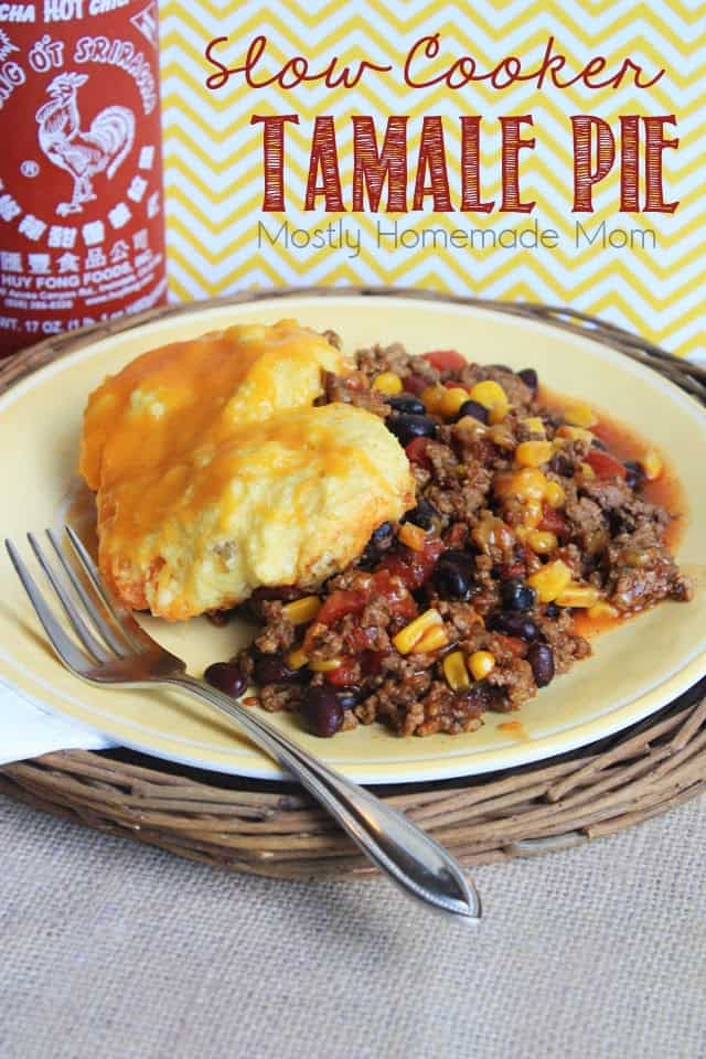 Slow Cooker Tamale Pie - Mostly Homemade Mom