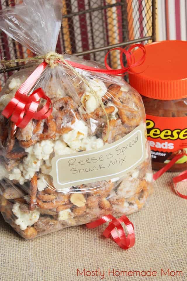 Reese's Spreads Snack Mix - Mostly Homemade Mom