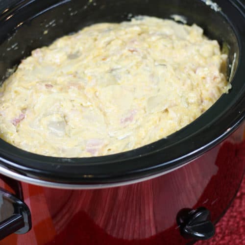 Slow Cooker Scalloped Potatoes - Mostly Homemade Mom