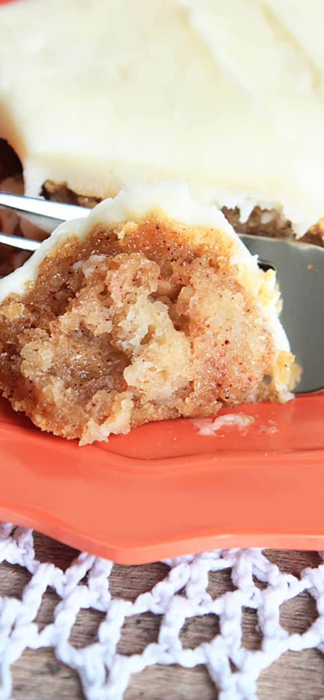 Apple Bundt Cake with Caramel Pecan Frosting, Moist, Rich & Fully Spiced